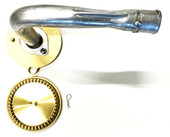 Fire Magic Side Angle of Single Side Burner Assembly