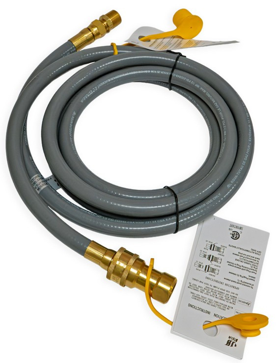 AOG/Fire Magic Natural Gas 10″ Hose With Quick Disconnect (5110-03) AOG/Fire Magic Natural Gas 10″ Hose With Quick Disconnect (5110-03)
