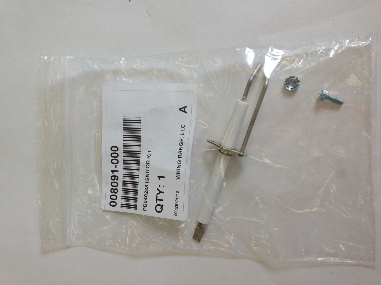 Ignitor Electrode, Viking Smoker