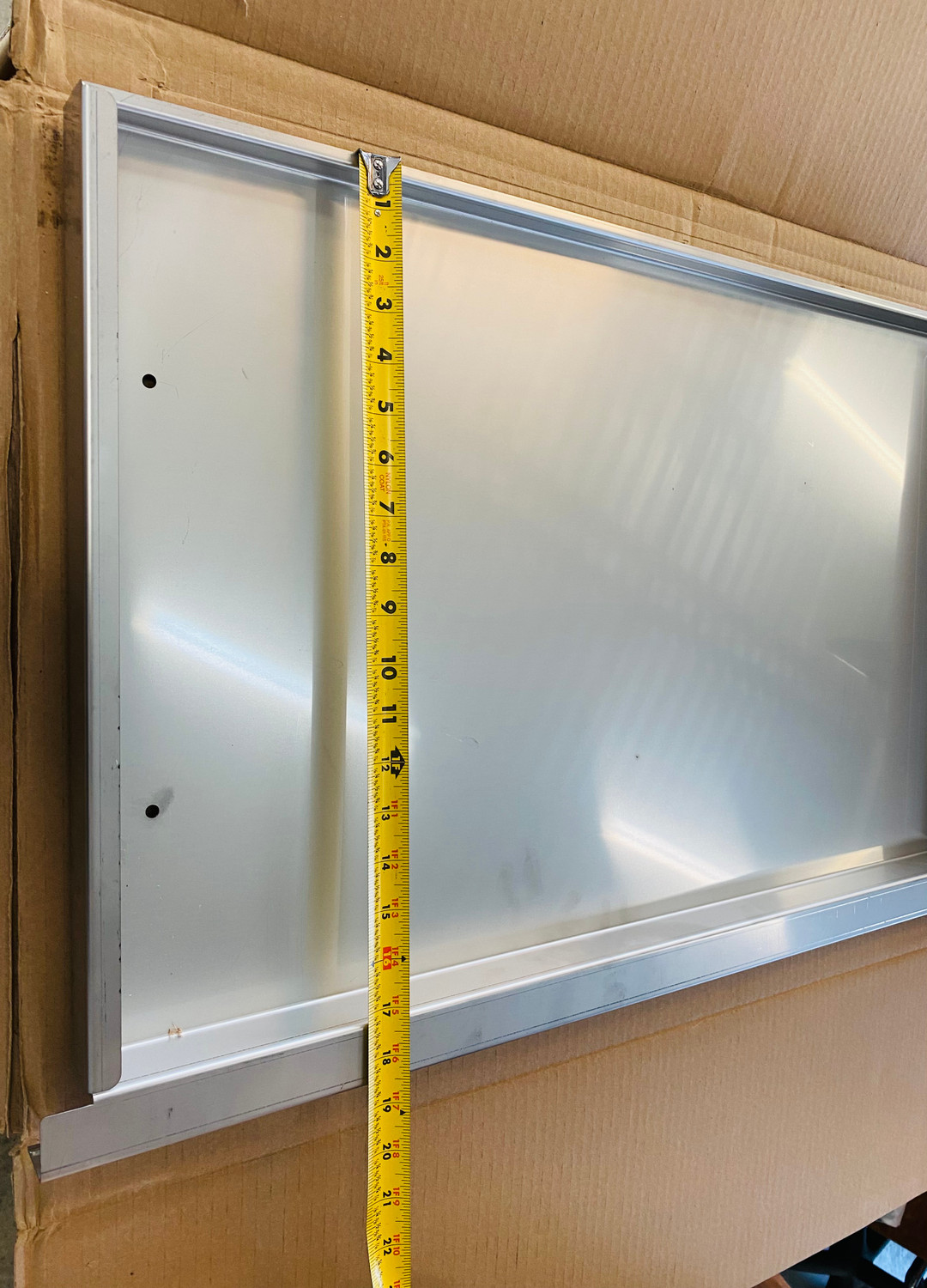 Front to Back of Tray with Dimensions Front to Back of Tray with Dimensions