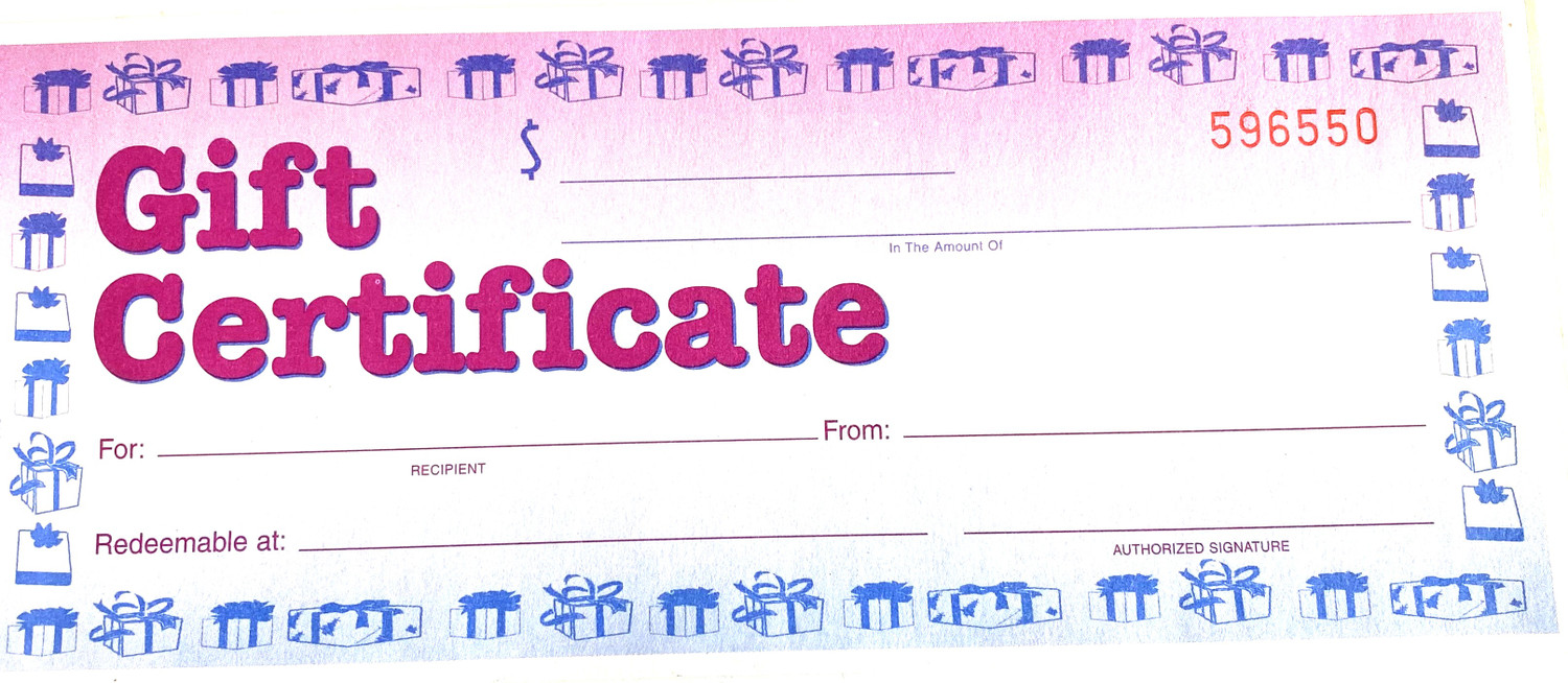 Gift Certificate