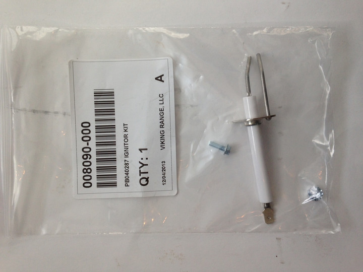 Viking U shape burner Electrode - IG41 Replaces 008090-000, PB040287