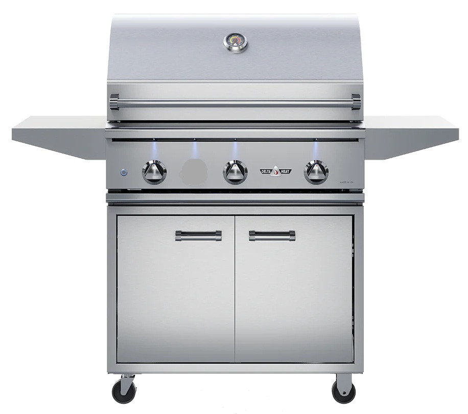 Delta Heat 32" Freestanding Grill, no Rotisserie - DHBQ32G + DHGB32 Delta Heat 32" Freestanding Grill, no Rotisserie - DHBQ32G + DHGB32
