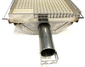 Close up of venturi on Twin Eagles infrared burner