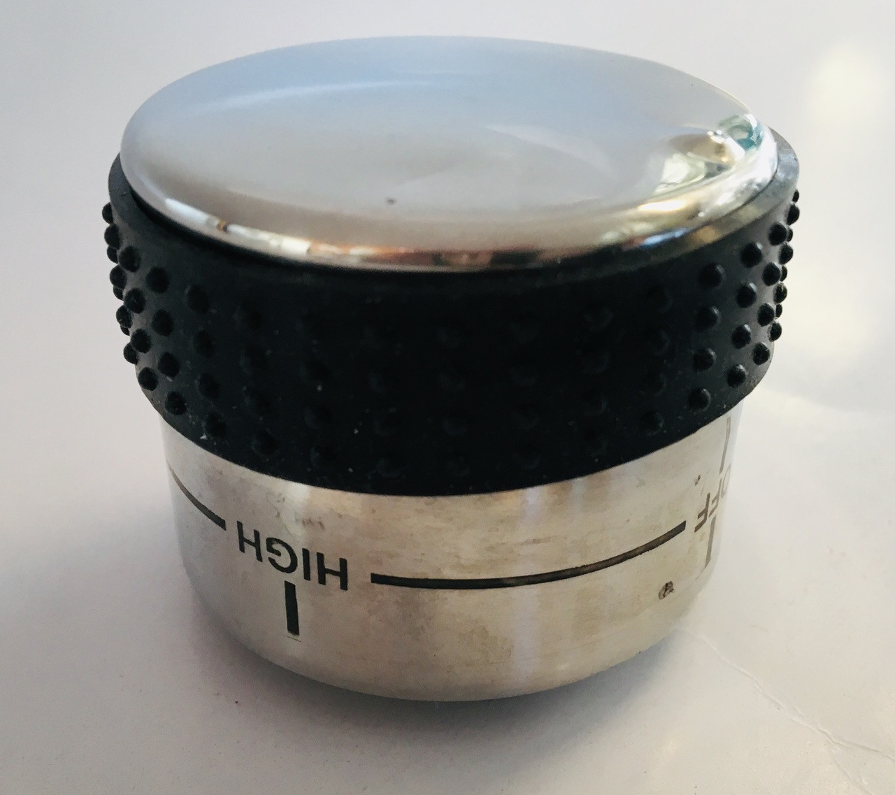 Knob with black wrap