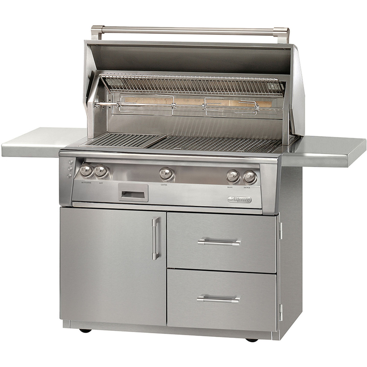 Alfresco ALXE 42" Grill on Freestanding Deluxe Cart Alfresco ALXE 42" Grill on Freestanding Deluxe Cart