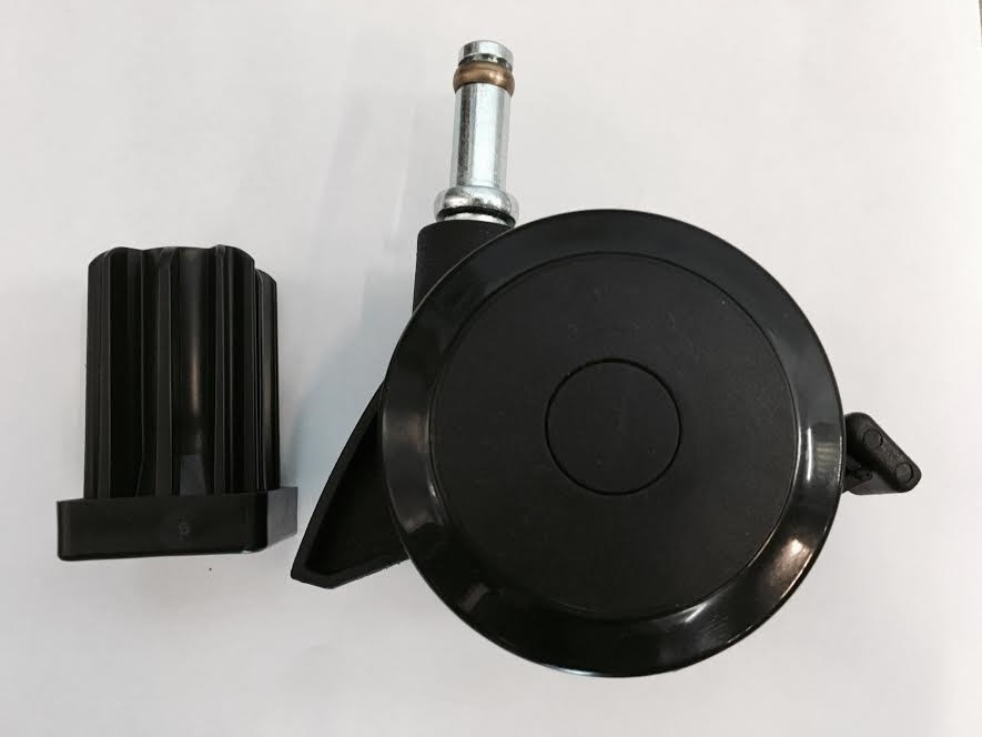 Weber Feststellrollen-Set Für Spirit 200/300 Grills – 2 Stück, 7,4 Cm Rollen, Inkl. Montageplatten