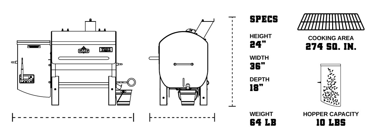 Green Mountain Grills Trek 2.0 Wi-Fi Wood Pellet Grill Green Mountain Grills Trek 2.0 Wi-Fi Wood Pellet Grill