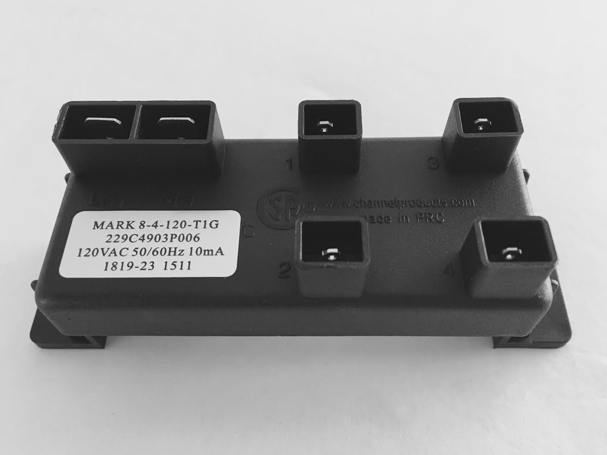 Back side of ignitor for Alfresco Grills