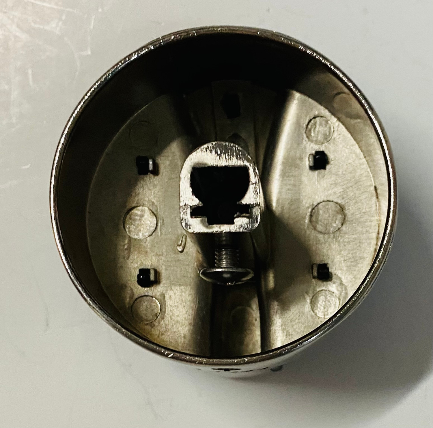 back side of knob back side of knob