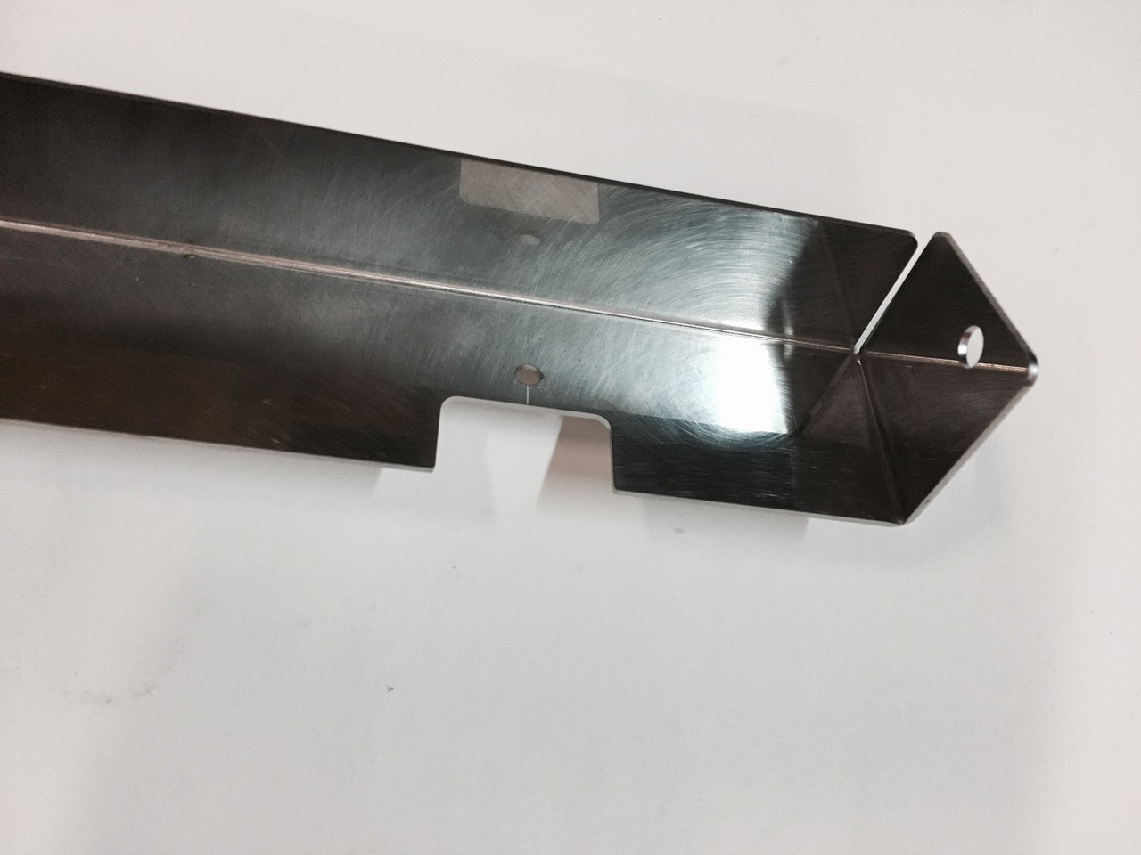 Members Mark Burner Rail Side Angle showing where smoker burner goes Members Mark Burner Rail Side Angle showing where smoker burner goes