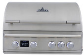 Blaze 32" 4 Burner Built-in Grill, Rear Burner and Lighting System - BLZ-4LTEPRO