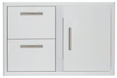 Blaze 32" Built-in Door Drawer Combo - BLZ-DDC-R