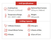 Primo Oval JR 200 Ceramic Grill