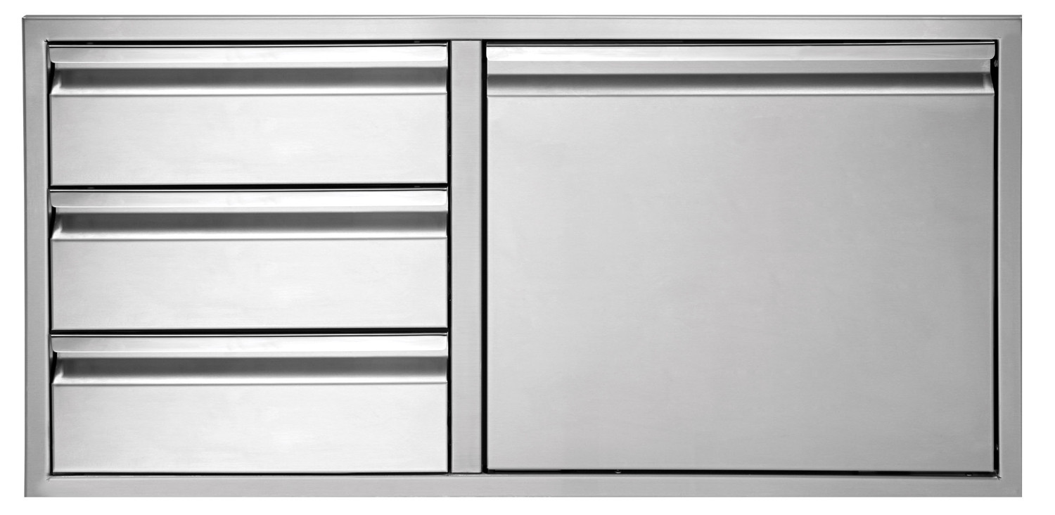 Twin Eagles 42" Door/Three Drawer Combo - TEDD423-B Twin Eagles 42" Door/Three Drawer Combo - TEDD423-B