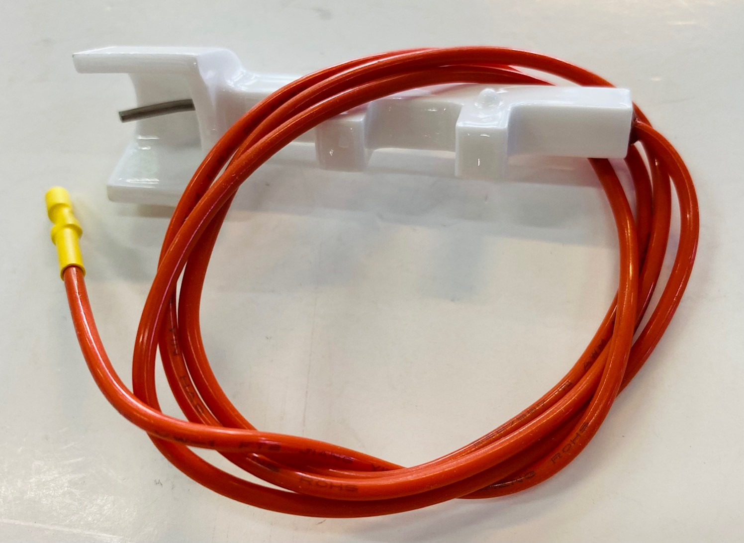 Weber Genesis II OEM Igniter Electrode with 27” Wire (Yellow Tip) - 66833 