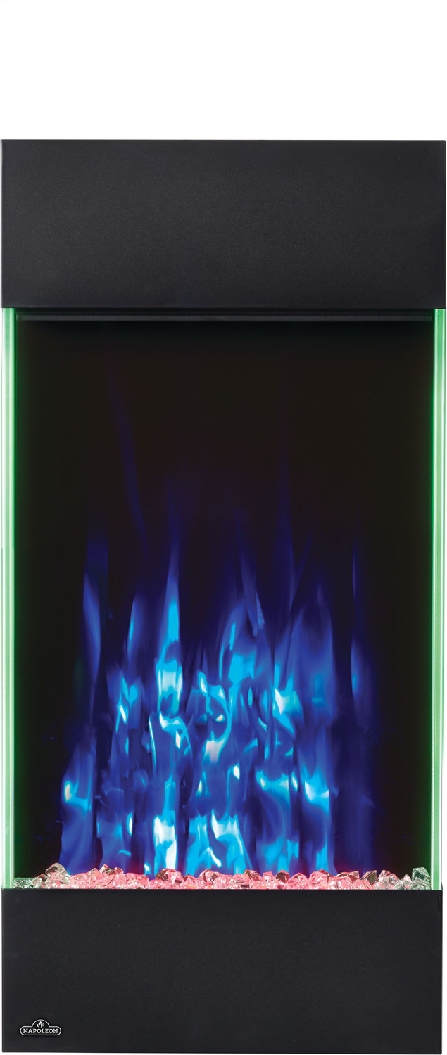 Napoleon Allure Vertical 32" Electric Wall Fireplace Blue Napoleon Allure Vertical 32" Electric Wall Fireplace Blue