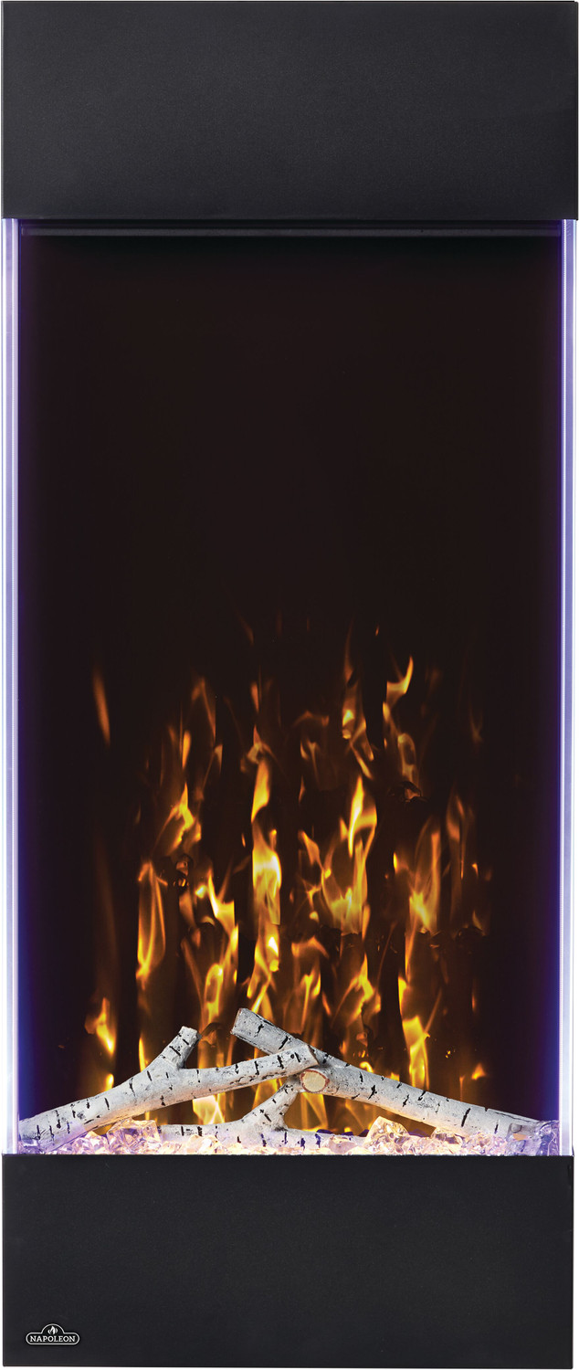 Napoleon Allure Vertical 38" Electric Wall Hanging Fireplace - NEFVC38H Napoleon Allure Vertical 38" Electric Wall Hanging Fireplace - NEFVC38H
