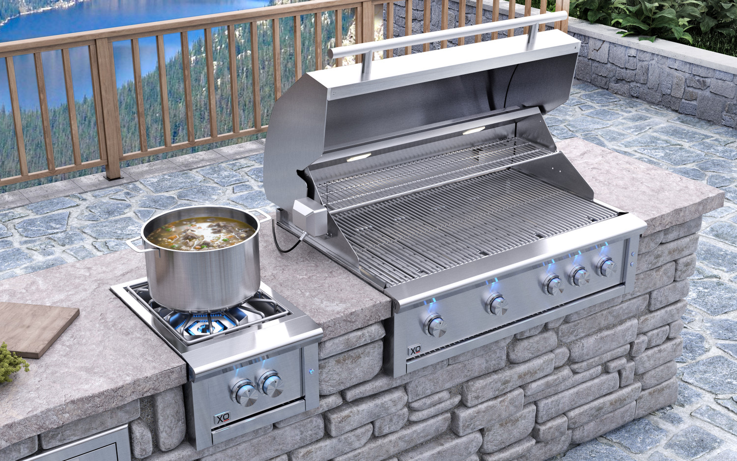 XO 16" Built-in Power Side Burner XO 16" Built-in Power Side Burner