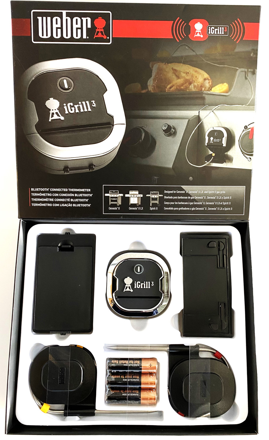 Weber iGrill 3 Digital Thermometer - Spirit II & Genesis II - 7204