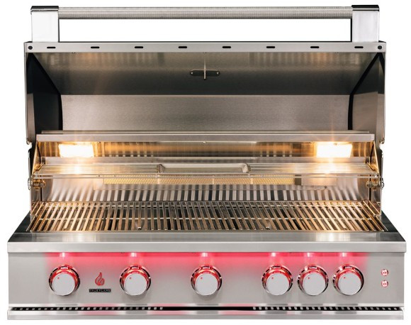 Open hood 40" True Flame Built In Grill Open hood 40" True Flame Built In Grill