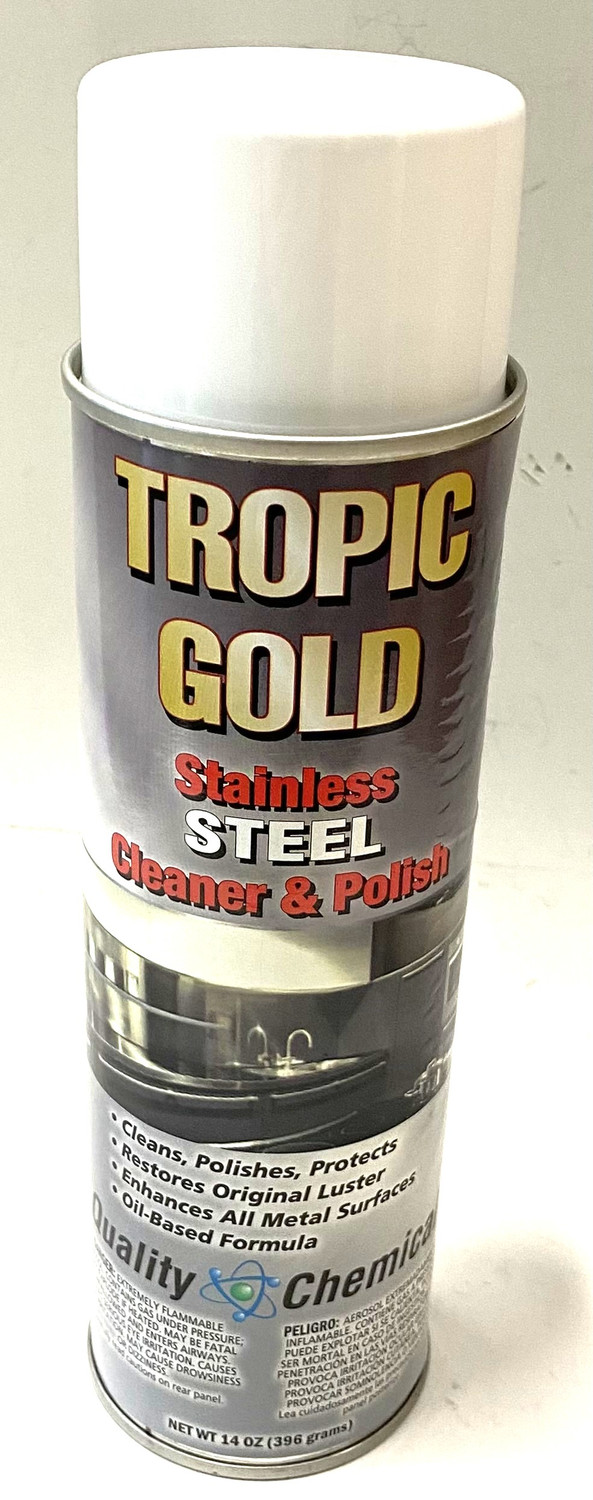Tropic Gold Stainless Steel Polish & Cleaner Tropic Gold Stainless Steel Polish & Cleaner