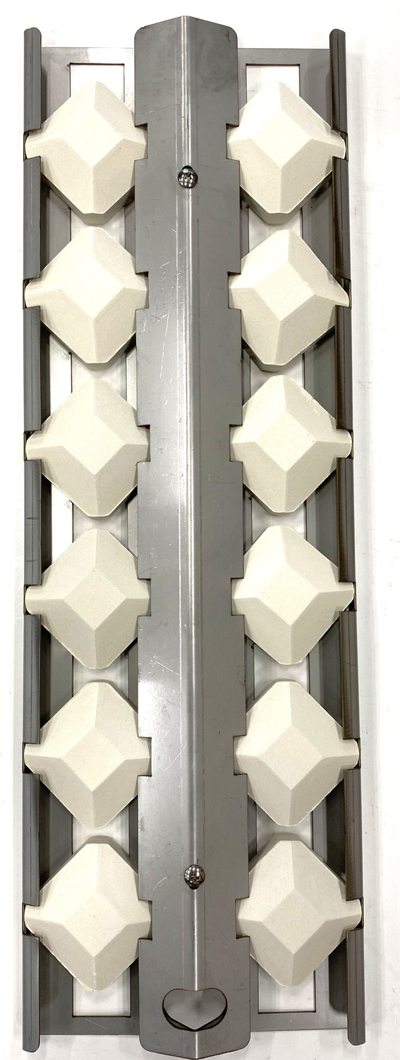 Straight View of Twin Eagles Aftermarket 6" Briquette Tray Assembly, TEBQ 30, 42, 54 Straight View of Twin Eagles Aftermarket 6" Briquette Tray Assembly, TEBQ 30, 42, 54