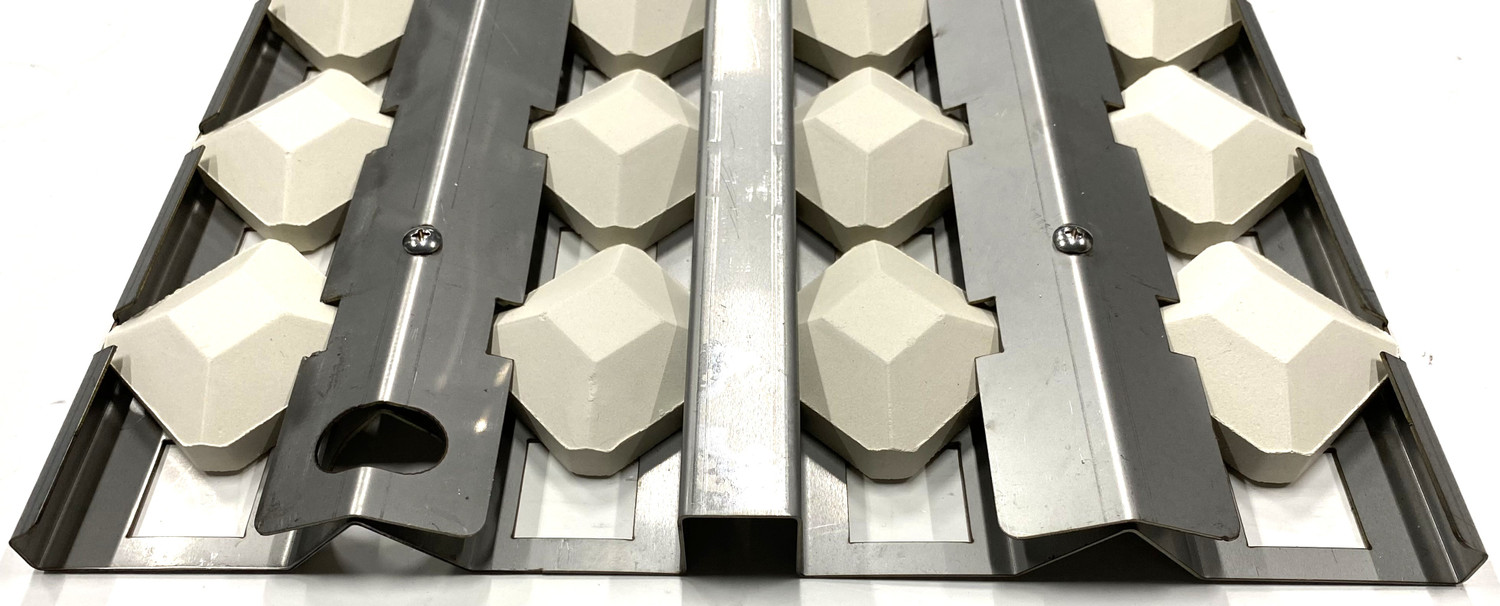 Close up of Wolf 12" Briquette Tray