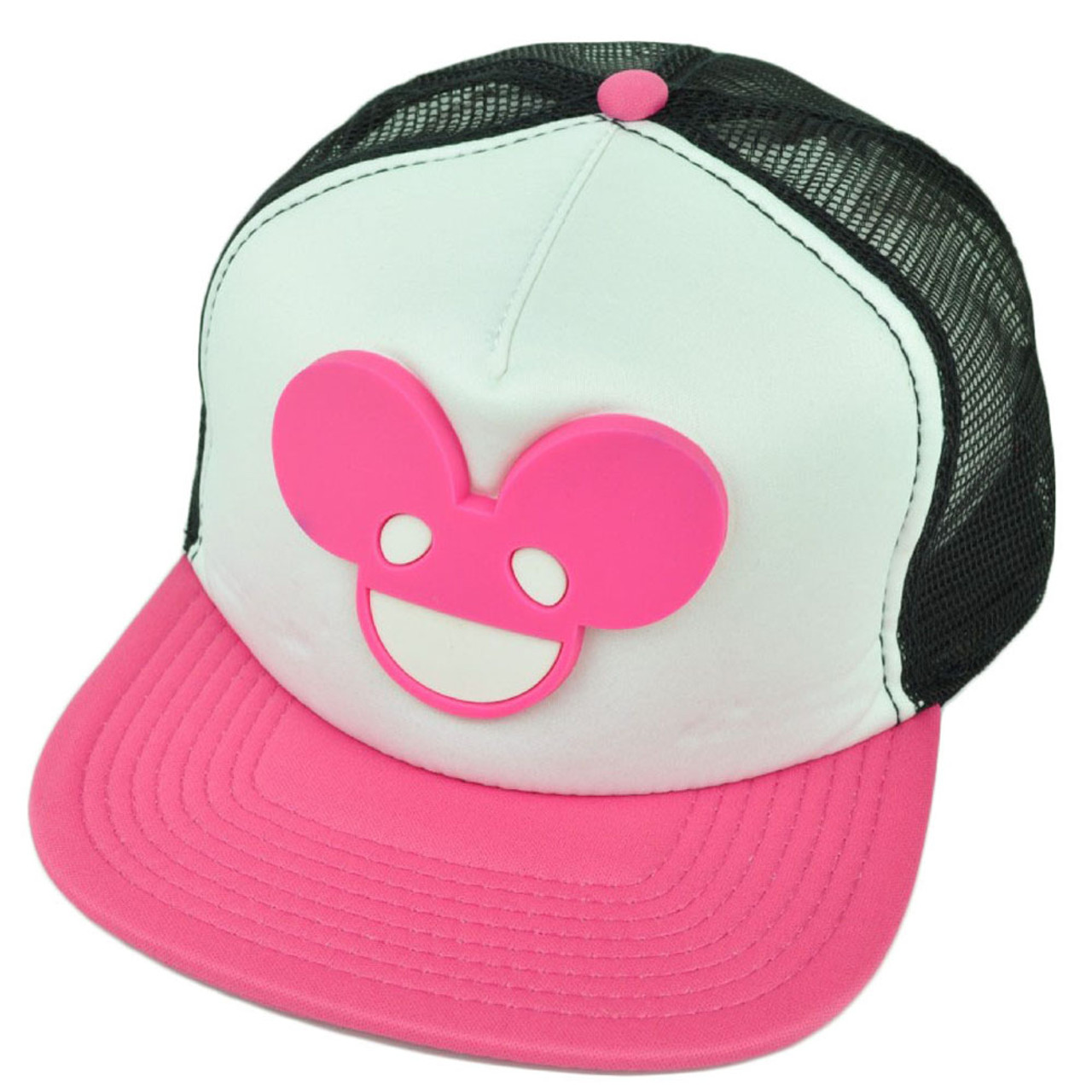 Dj Deadmau5 Dubstep Foam Mesh Neon Pink Edm House Rave Music Snapback Hat Cap Cap Store Online Com