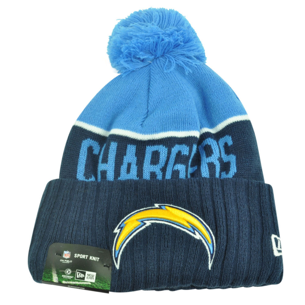 Reebok San Diego Chargers Sideline Coaches Cuffed Knit Hat One Size Fits All