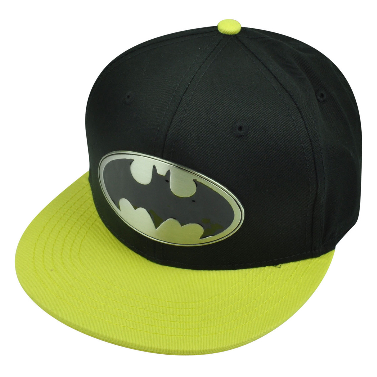 Batman Metal Badge Snapback Flat Bill Super Hero Cartoon DC Comic Books Hat  Cap - Cap Store 