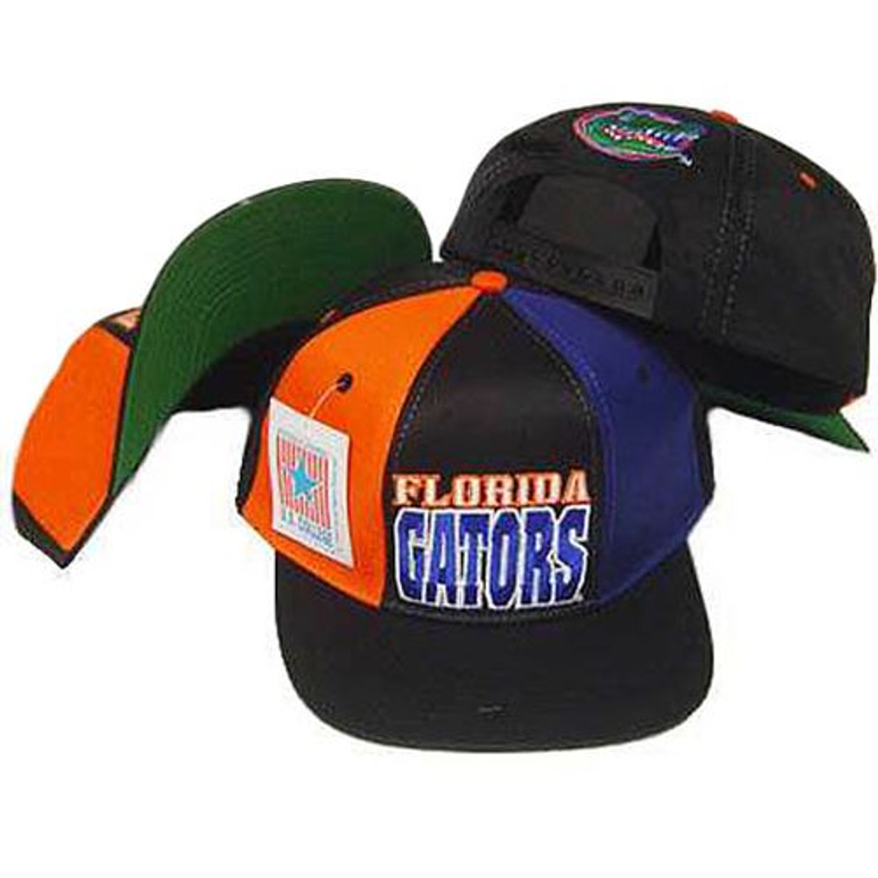 NCAA FLORIDA GATORS SNAP BACK FLAT BILL OLD SCHOOL HAT - Cap Store