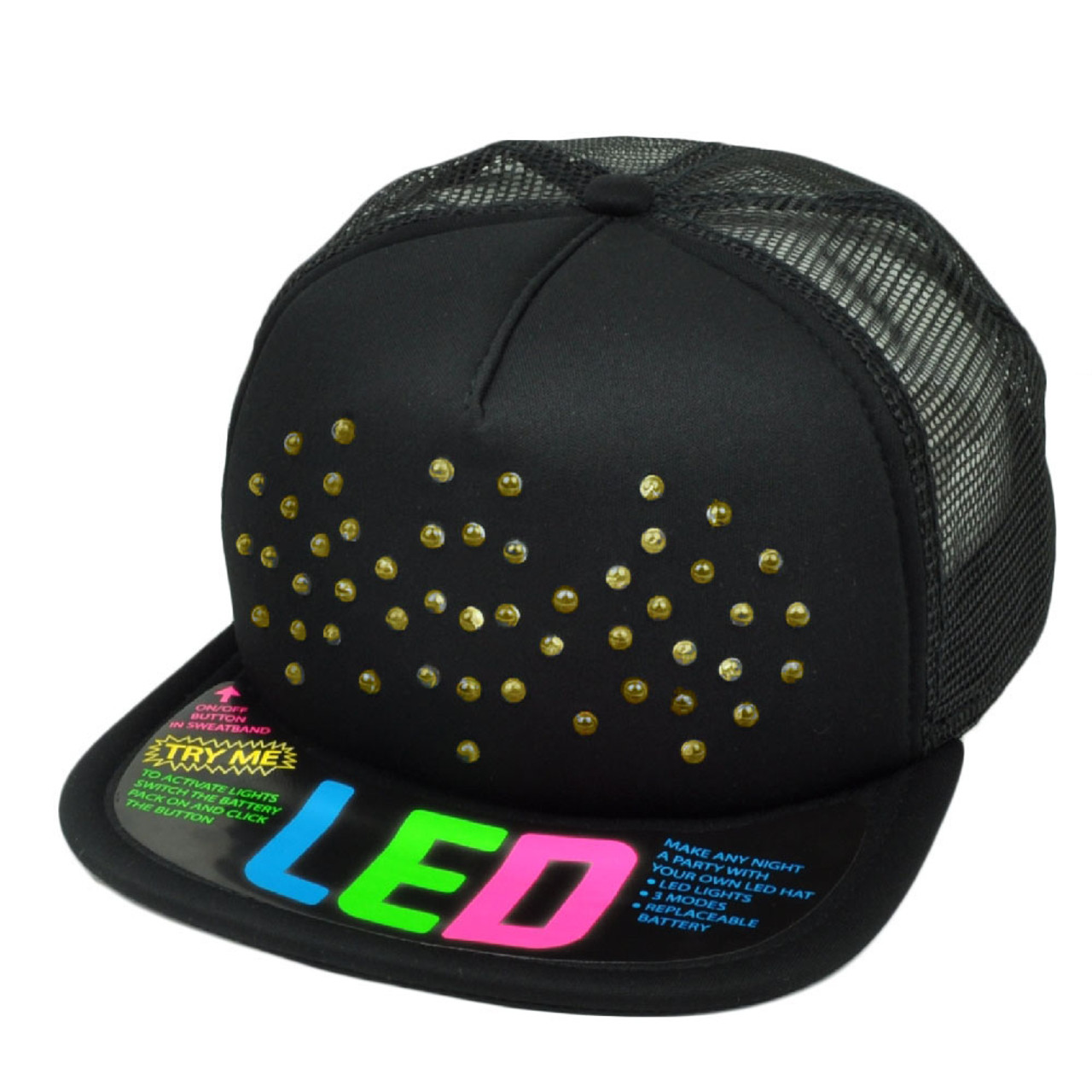 led hat cap