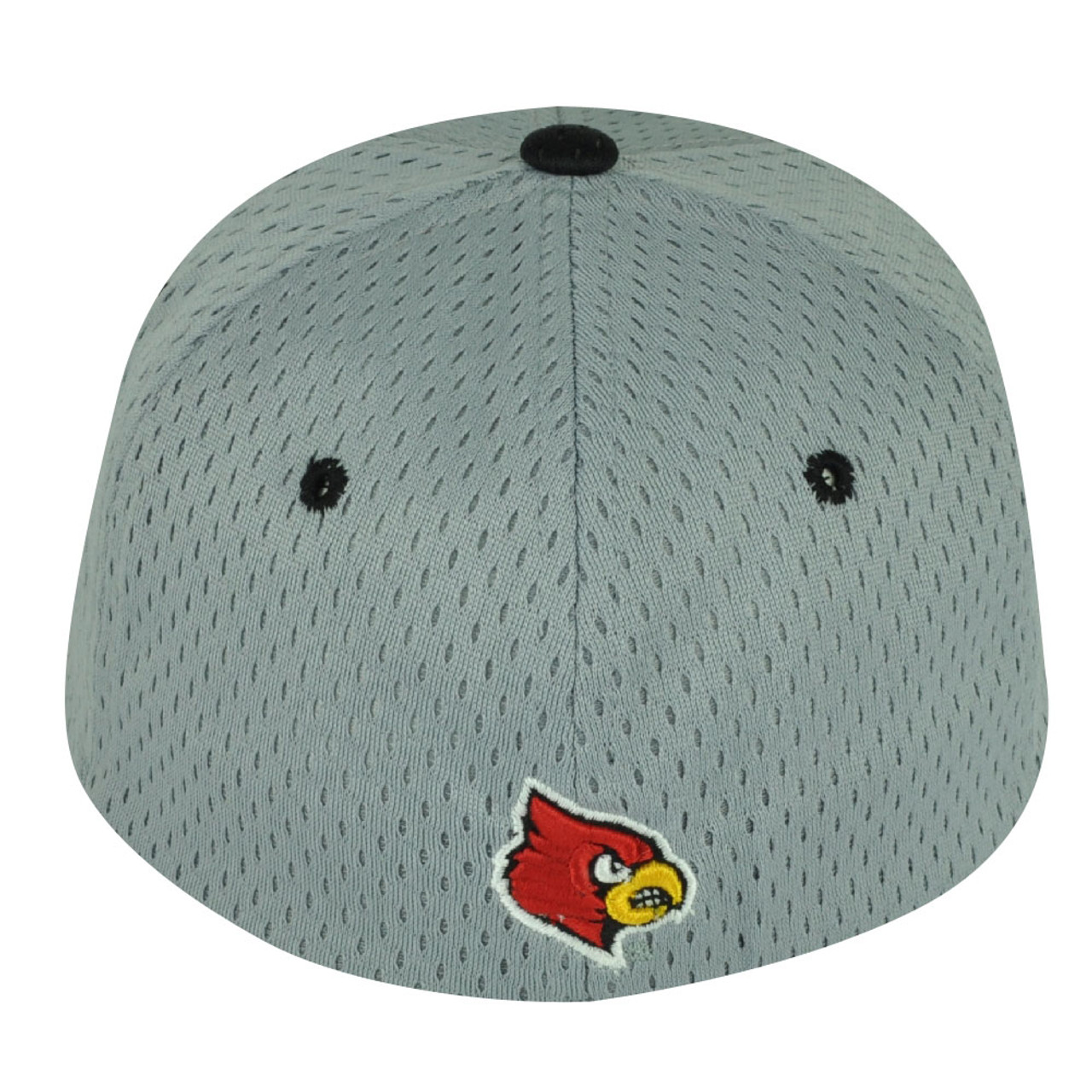 NCAA Zephyr Louisville Cardinals Adult Curved Bill Fitted Size Hat Cap  Black - Cap Store Online.com