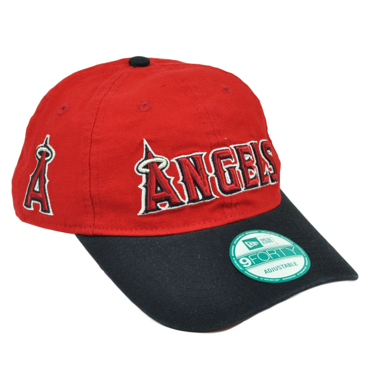 Mlb New Era 9forty 940 Team Canvas Clip Buckle Los Angeles Angels
