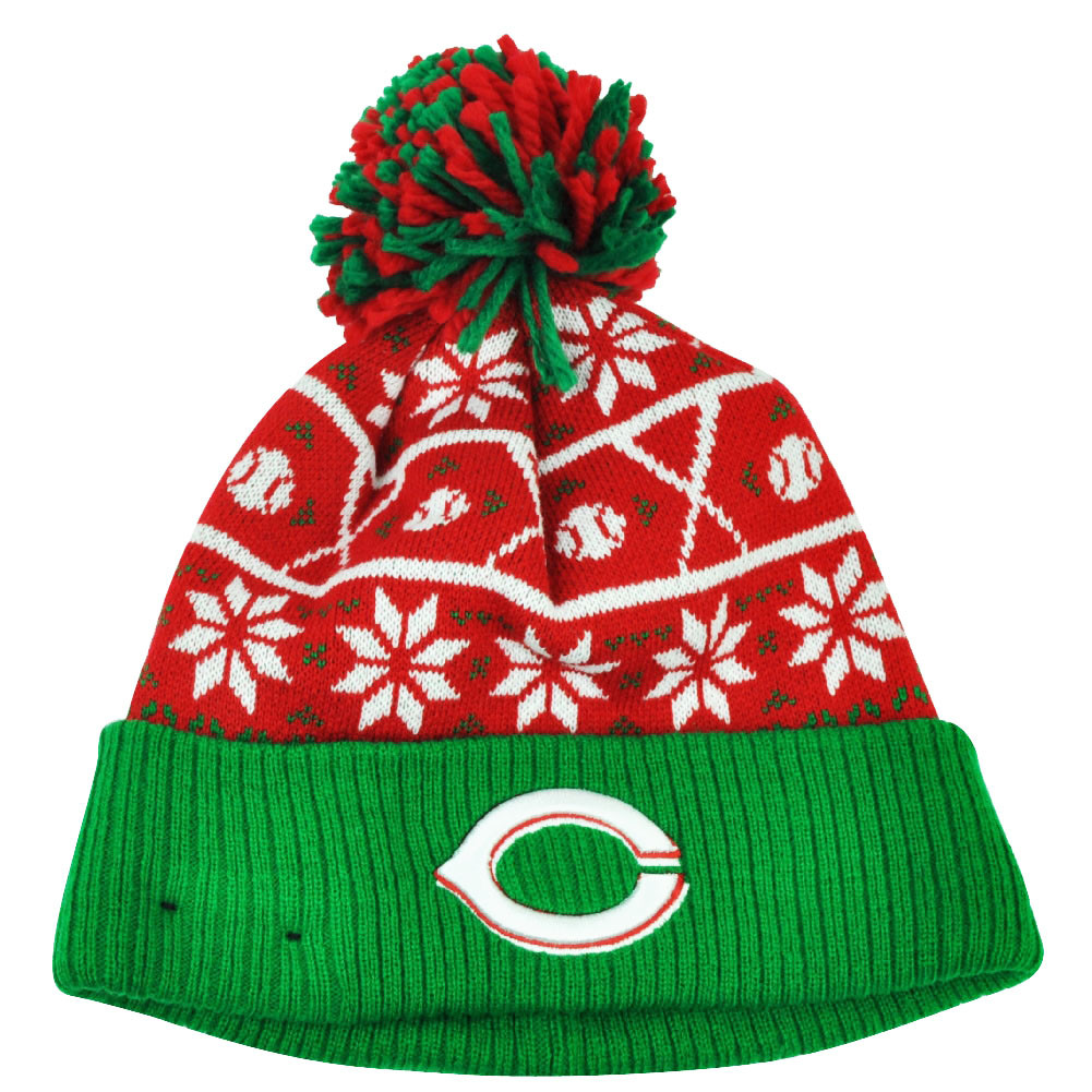 cincinnati reds knit hat