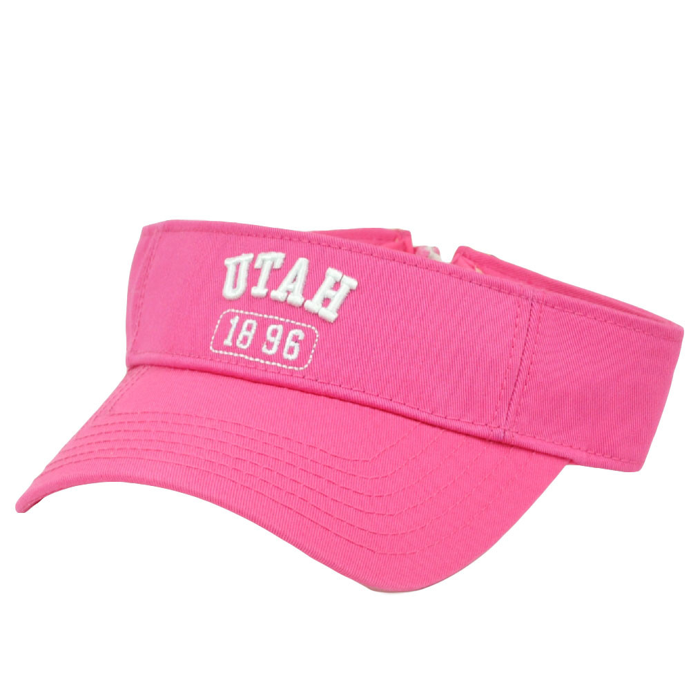 pink sun visor hat