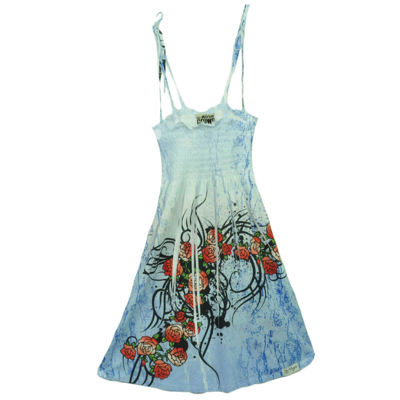 Las Vegas Sin City Nevada Womens Pool Beach Cover Up Dress Flowers