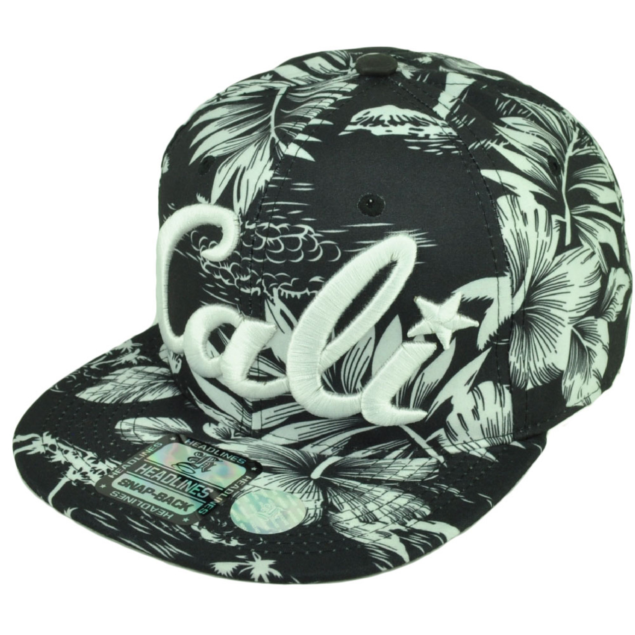 hawaiian floral hat