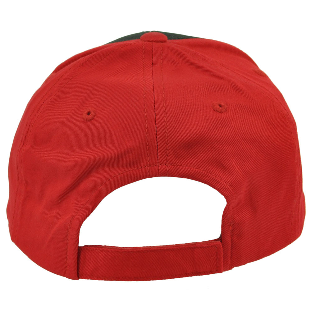 NCAA Ohio State Buckeyes Black Red Adjustable Two Tone Hat Cap Football