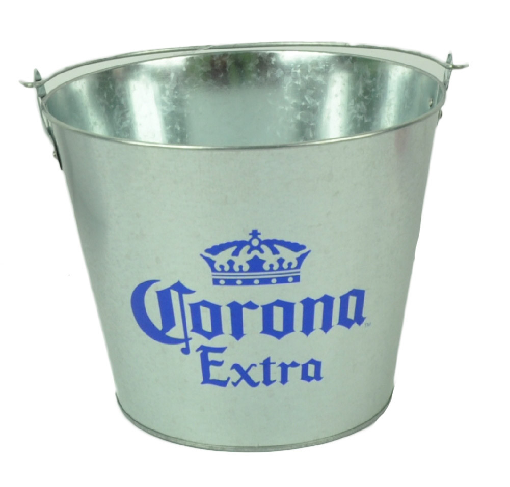 silver beer bucket