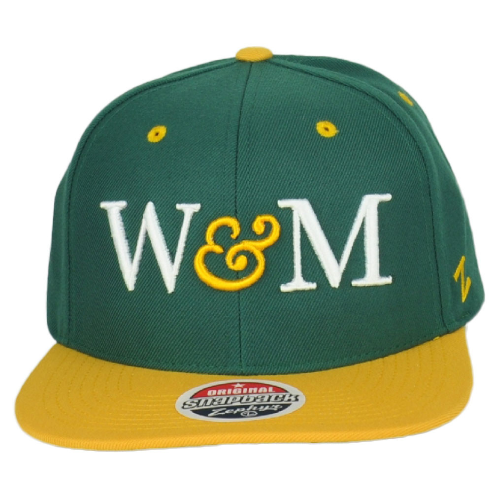 NCAA Zephyr William & Mary Tribe Structured Snapback Adjustable