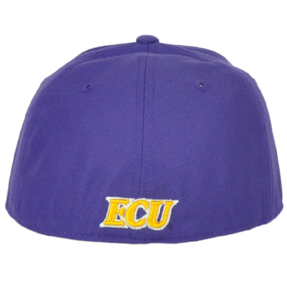 NCAA Zephyr East Carolina Pirates ECU Purple Flat Bill Fitted Size