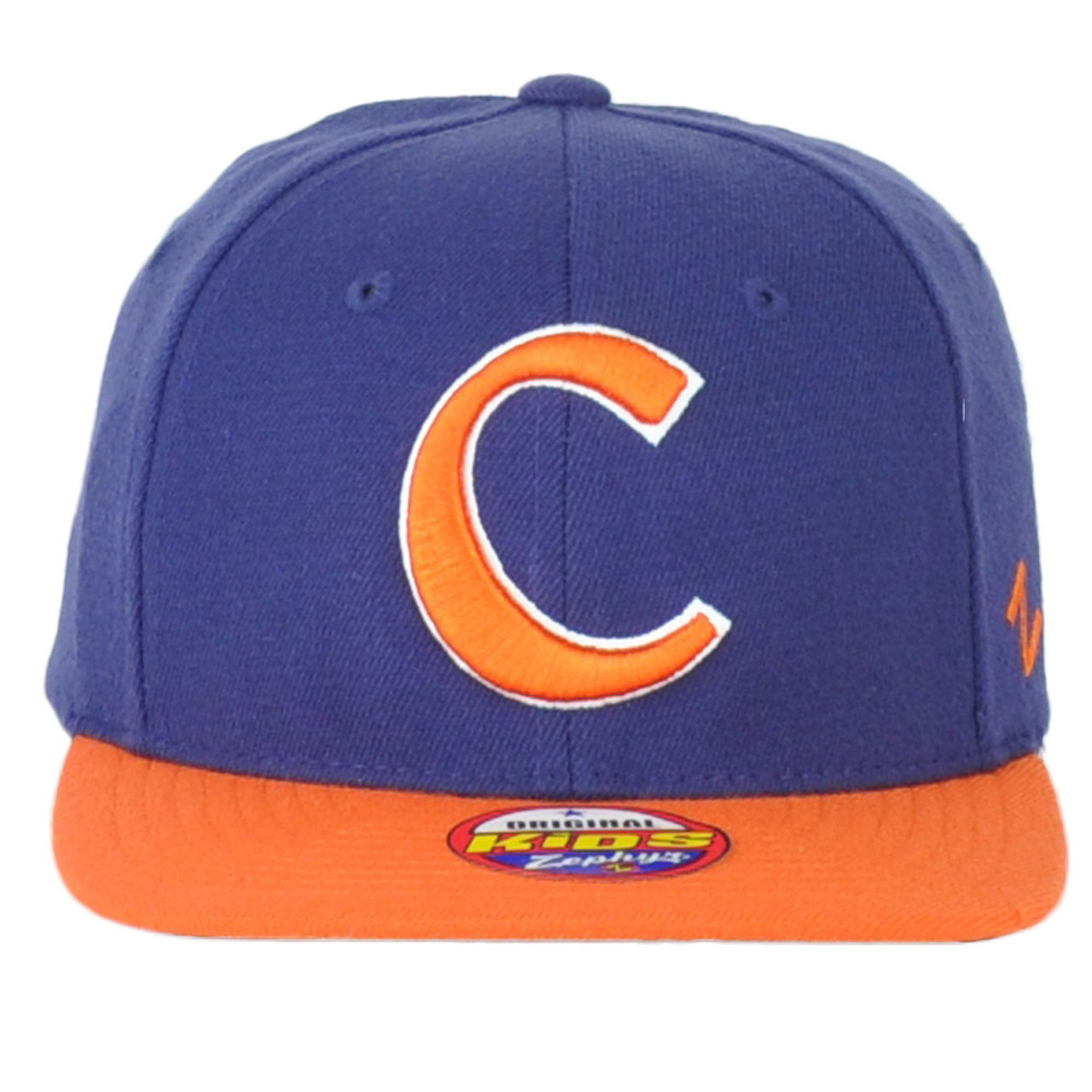 clemson flat bill hat