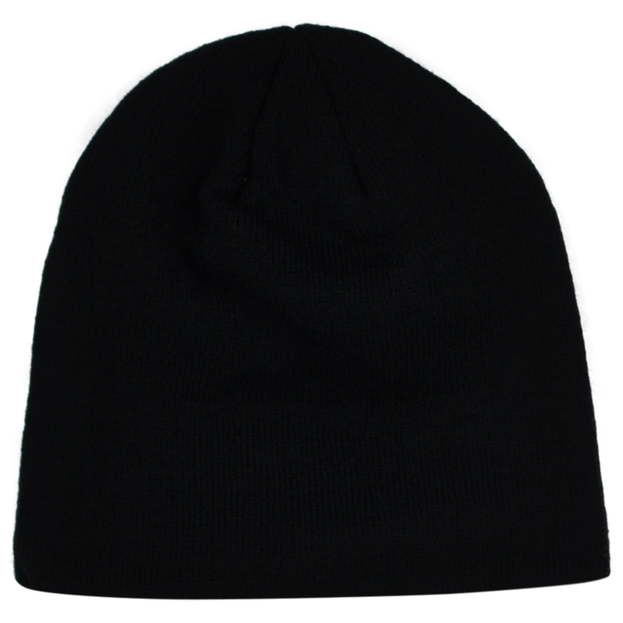 NFL Team Apparel Pittsburgh Steelers Black Knit Beanie Cuffless