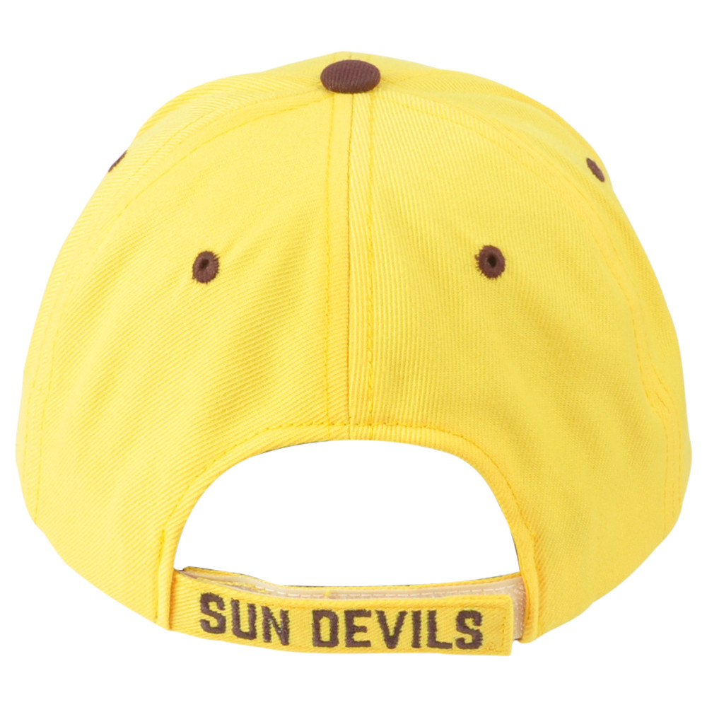 NCAA Zephyr Arizona State Sun Devils ASU Yellow Curved Bill