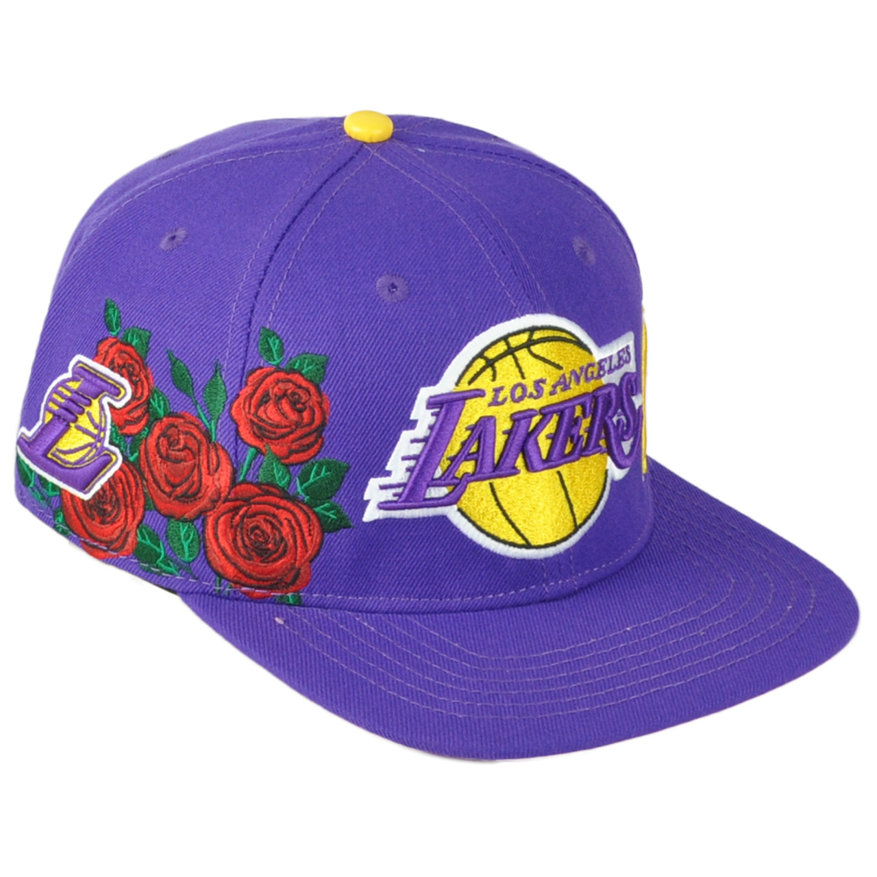 NBA Los Angeles Lakers Roses Snapback Luxury Collection Men