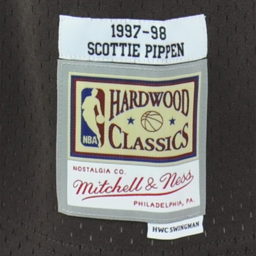 NBA Chicago Bulls Scottie Pippen #33 Lux Swingman Jersey Mitchell