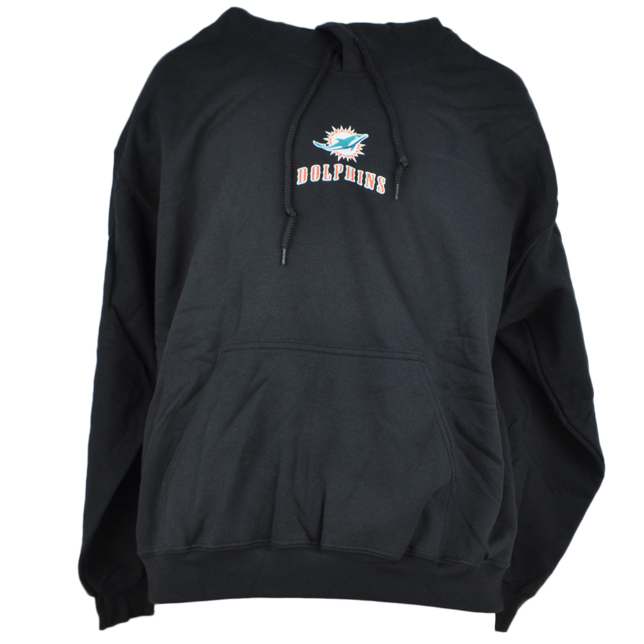 NFL Miami Dolphins Hoodie Sweatshirt Sweater Long Sleeve Black