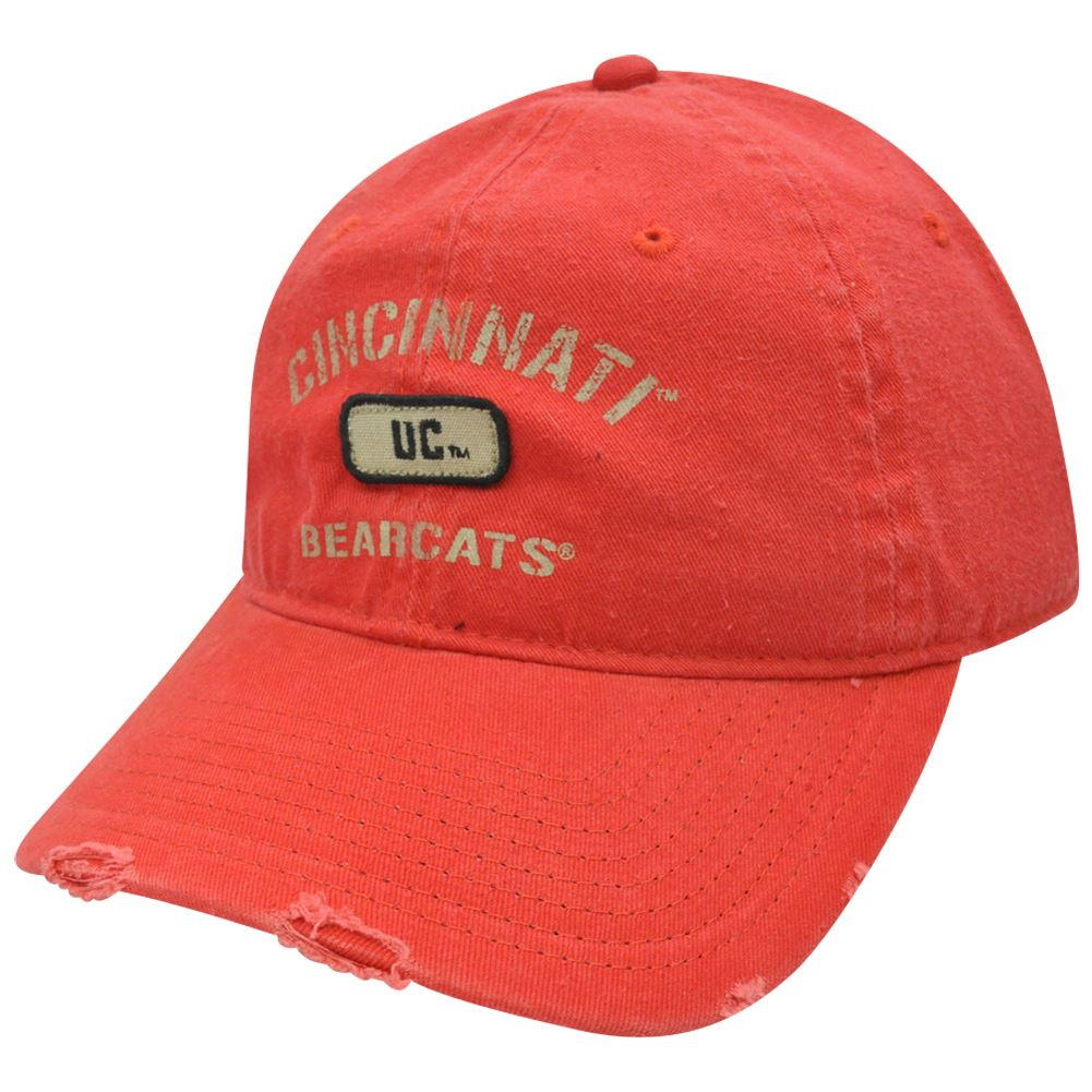 Ncaa Cincinnati Bearcats Distressed Garment Wash Sun Buckle Adjustable Hat Cap Cap Store Online Com